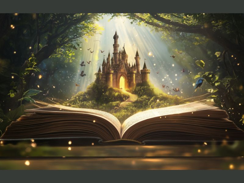 Die Zauberflöte", Bild von Tamino und Pamina.