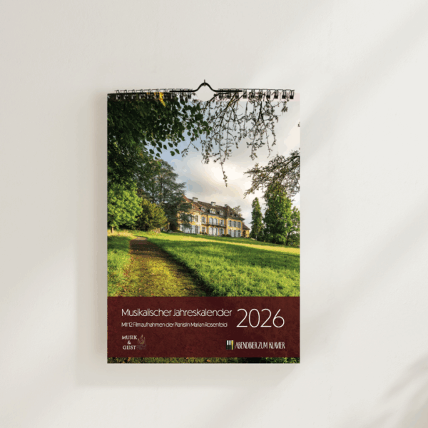 Musikalischer Jahreskalender 2026 - Wandkalender A 4