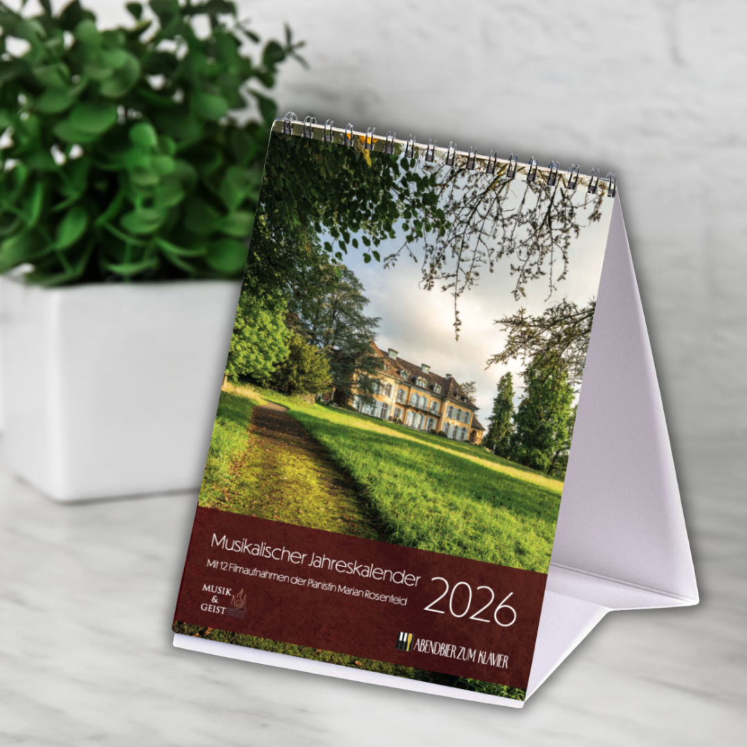 Musikalischer Jahreskalender 2026 - Tischkalender A5 – Bild 2